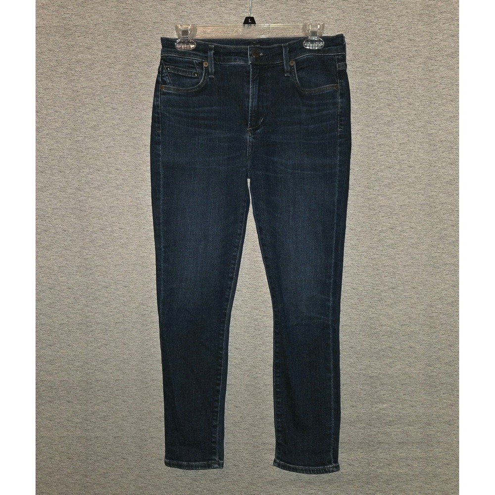 Citizens of Humanity Jeans Womens 28 Rocket Crop High Rise Skinny Blue Denim